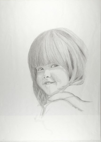 Bill McLeod Drawings-12.jpg - Next door neighbor, Ayden.